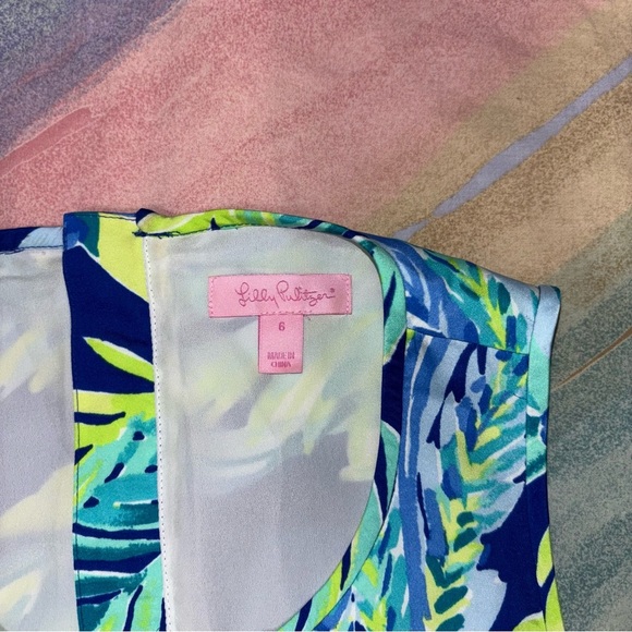 Lilly Pulitzer Kassia Twilight Blue Nest To Nothing Fit & Flare Dress size 6 - Picture 5 of 9